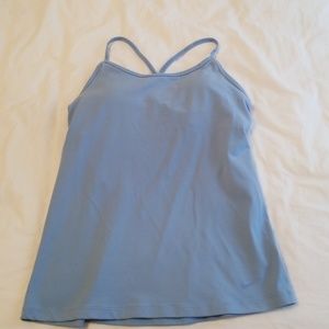 Nike blue dri fit top